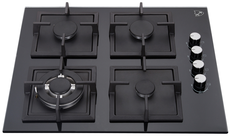 K H 4 Burner 24 Natural Gas Glass Cooktop 4 Gcw Ebay